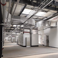 Système de climatisation industrielle HVAC pour atelier de fabrication de véhicules automobiles et aéronautiques personnalisés