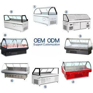 Exhibidor Refrigerado con Enfriamiento Directo para Carnicería Vitrina Refrigerada y Nevera para Almacenamiento y Venta de Carne - Product Image 2