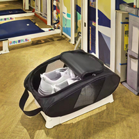 Sac de sport promotionnel YCH pour chaussures de football et de gym, en maille respirante, avec fermeture éclair, portable, léger, avec poignée, organisateur de chaussures, modèle
