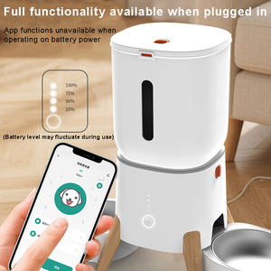 O alimentador automático esperto do distribuidor do alimento de estimação com caixa dessecante selada do tanque de armazenamento mantém o alimento fresco e seco mais longo - Product Image 2