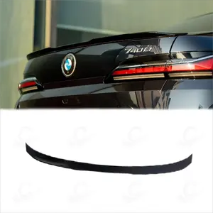 7 Series m760 Đen Knight Aero Kit BodyKit cho BMW 7 Series G70 nâng cấp lên m760i m760li Đen chiến binh phía sau cánh 2023 +