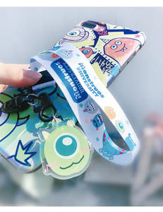 Cordón de tela para teléfono móvil, Cordón de cuello, cadena larga y corta para teléfono móvil, colgante, cadena colgante, llavero de dibujos animados - Product Image 4