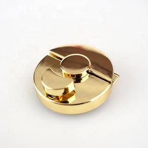 Meetee KY521 아연 합금 라운드 가방 잠금 핸드백 트위스트 잠금 가방 스냅 걸쇠 버클 하드웨어 액세서리 - Product Image 1