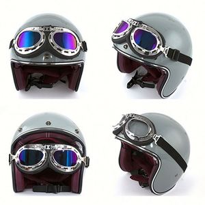 Wholesale Retro Unisex Windproof Motorcycle Goggle <b>Glasses</b> <b>Motorbike</b> Pilot Steampunk Goggles Sunglasses - Product Image 3