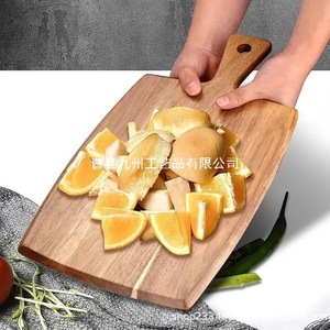 เขียงไม้อะคาเซียสี่เหลี่ยมผืนผ้าไม้เนื้อแข็งสองด้านสำหรับใช้ในครัว - Product Image 1