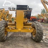 Niveleuse Caterpillar 120K de haute qualité, faible nombre d'heures de fonctionnement, état d'origine, prête pour expédition maritime