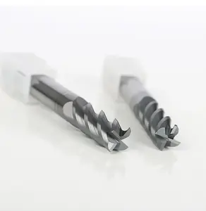 Woodworking Tools Square End Mill Dovetail Staggered Tooth Milling Cutter 1/4 Inch Thick End Mills Carbide Cutter For Wood