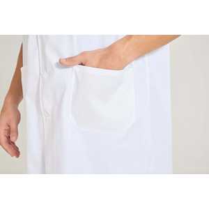 Camice da laboratorio unisex bianco a maniche corte MISEMIYA 8162 - Qualità professionale e durata industriale. - Product Image 4