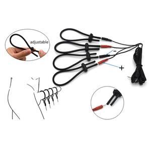 Electro Shock Anal Plug Penis Plug Cock Rings Jouets à thème médical Coussin de massage Pinces à mamelon pour hommes Stimuler les jouets sexuels électriques - Product Image 3