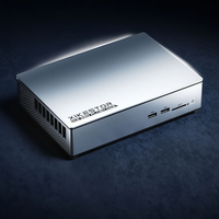 4xM.2 SSD Flash Mini NAS Intel I5-12450H Octa Core DDR5 MAX 64 Go 4x10GbE Ports Ethernet Serveur de stockage domestique