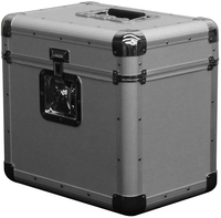 Aluminium Black LP Aufbewahrung sbox für 70 Vinyl LP Records