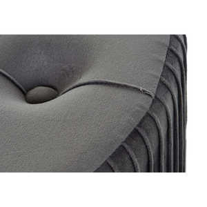 Set di 3 Tavolini Cuboidali in Poliestere e MDF 60x60x45 in Velluto - Product Image 4