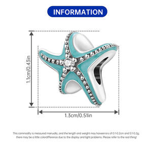 Pulsera de Cobre Estrella de Mar 2026 de Gran Venta, Elemento de Verano, Accesorios de Joyería DIY Únicos y Versátiles, Colgante al por Mayor - Product Image 2