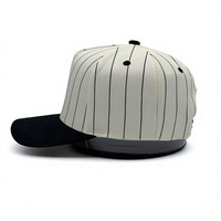Gorra Trucker de 5 Paneles a Rayas de Alta Calidad al por Mayor, Gorra de Béisbol Estilo Vintage OTTO con Logotipo Personalizado