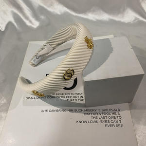 طوق شعر نسائي بتصميم جديد على شكل نحلة مع تاج عالي، ربطة شعر إسفنجية بتصميم جنية صغيرة لغسل الوجه في الصيف، مشبك شعر - Product Image 1