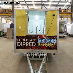 Remolque de Comida Móvil Seahisun <span class=keywords><strong>Monkey</strong></span> Trailer - Remolque con Barra de Remolque Resistente a la Corrosión y Ahorrador de Energía para Pizza/Comida Caliente - Product Image 5