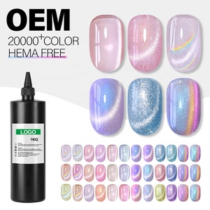 Oem Chất lượng cao Cat Eye Nail Gel Set 20000 Màu sắc UV từ gel véc ni nhãn hiệu riêng <span class=keywords><strong>Galaxy</strong></span> Cat Eye Gel Nail Polish Set - Product Image 1