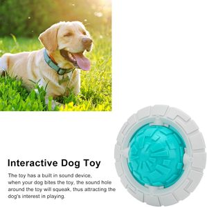 Pelotas chirriantes para perros, clásicas, ecológicas, en caja de plástico, juguete masticable para morder, para deportes al aire libre, entrenamiento, indestructible, para cachorros en etapa de dentición - Product Image 5