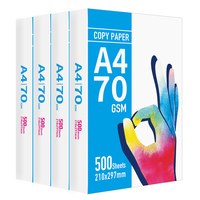 Papier Copie A4 70GSM 80GSM 500 Feuilles Ramette 5 Ramettes Carton 100% Pâte de Bois