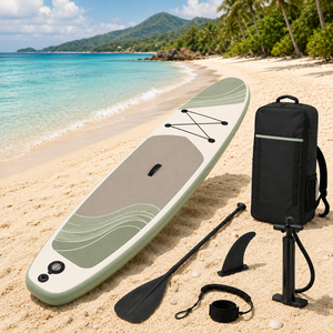 Planche à pagaie gonflable polyvalente pour les excursions en mer et en lac, avec un design écologique et un angle de vue parfait - Product Image 6