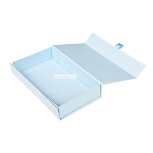 กล่องของขวัญทำมือ พิมพ์โลโก้ได้ กล่องแข็งพับได้ แม่เหล็กปิด พร้อมเทป - Product Image 3