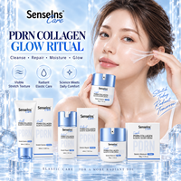 Produits de soin de la peau coréens OEM, marque privée, ensemble de soins anti-âge au collagène, vente en gros, ensembles de soins de la peau au collagène PDRN pour repulper la peau