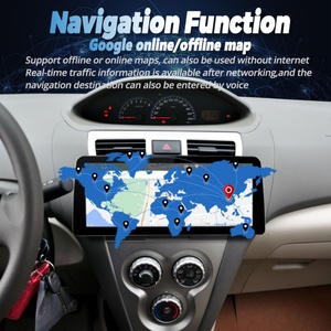 เครื่องเล่นวิดีโอติดรถยนต์หน้าจอ IPS ขนาด 12.3 นิ้ว ระบบ Android 13 พร้อมวิทยุสเตอริโอ สำหรับรถยนต์ Toyota Vios ปี 2007-2013 ระบบนำทาง GPS มัลติมีเดีย รองรับ Carplay - Product Image 5