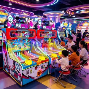 Fabricant d'équipements de divertissement pour enfants à monnayeur, jeu de bowling électronique pour centre de jeux avec 3 joueurs - Product Image 3