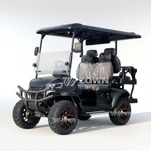 Carrito de Golf Utilitario de Gran Altura de Masa Rodante, Neumáticos Todoterreno para Lodo, Ideal para Transporte Diario de Invitados en Parques y Propiedades - Product Image 2