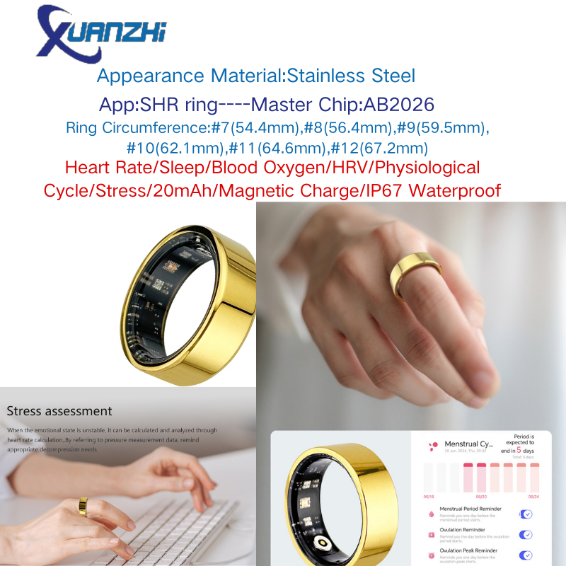 Or Xuanzhi-S2-santé-sommeil-remise en forme-bague intelligente