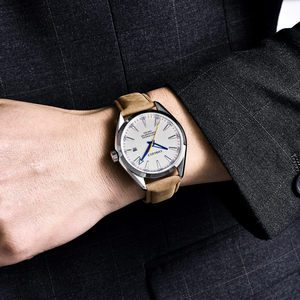 Corgeut Sang Trọng Thép Không Gỉ 41Mm Seagull Nh35 Phong Trào Miyota 8215 Phong Trào Sapphire Quay Số 5Bar Waterpoof Tự Động Đồng Hồ Cơ Khí - Product Image 4