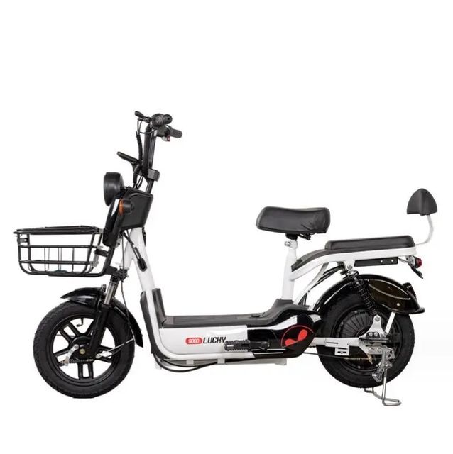 Factory Wholesale Adult Electric Scooter/bike 14" 350W Rear Hub Motor 48V 12Ah Lead-Acid Battery 3-Speed Dual Suspension