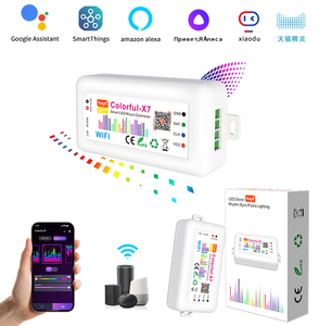 Colorful-X7 SPI tín hiệu điều khiển hỗ trợ điều khiển ánh sáng vành đai ic1024 điểm DC5-24V Wifi Led điều khiển âm nhạc - Product Image 1