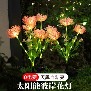 Luces Solares para Jardín, Decoración de Césped con Flores LED, Resistentes al Agua, Iluminación para Patio Exterior con Panel Solar, Independientes - Product Image 2