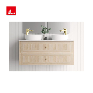 Allandcabinks-armario de baño de estilo europeo, mueble montado en la pared, con revestimiento de madera - Product Image 2