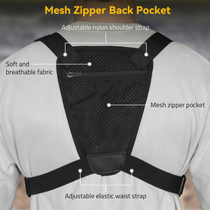 Chaleco Táctico Ajustable y Transpirable para Hombre, Bolsa de Pecho MOLLE con Láser, Bolsa de Pecho Resistente de Nailon para Correr, Ciclismo y Senderismo - Product Image 5