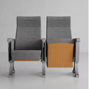 Silla de Auditorio Plegable, Moderna, Resistente y Tapizada en Tela, Ideal para Teatros y Salas de Conferencias - Product Image 3