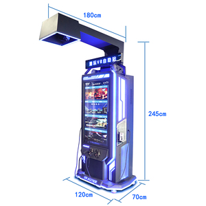 Simulateur de tir <span class=keywords><strong>VR</strong></span> avec équipement de parc d'attractions certifié CE RoHS, machine de jeu d'arcade de réalité virtuelle, cabine <span class=keywords><strong>VR</strong></span> - Product Image 4