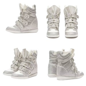 Nuovi Arrivi Primavera 2026: <span class=keywords><strong>Sneakers</strong></span> Casual da <span class=keywords><strong>Donna</strong></span> Retrò <span class=keywords><strong>con</strong></span> Borchie e <span class=keywords><strong>Velcro</strong></span>, Tinta Unita, <span class=keywords><strong>con</strong></span> Rialzo Interno e Suola Spessa in Pelle Bovina - Product Image 5