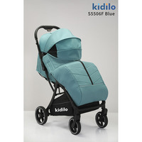 Poussette multifonctionnelle pour bébé avec panier de couchage à haute vue pour nouveau-né avec couvre-pieds pouvant s'asseoir ou s'allonger pour les enfants