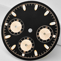Quadrante Verde Luminoso da 29,5mm, Ricambio per Orologi con Movimento Meccanico Multifunzione VK63, Accessori per Orologi