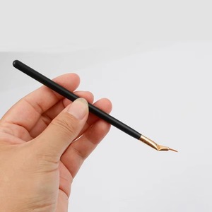 Pincel Delineador de Ojos Redondo, Pelo Sintético Suave, Mango de Madera, Marca Privada, Herramienta Cosmética para Maquillaje de Ojos - Product Image 5