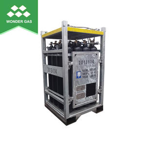 4*4 tipo, 16 botellas Estante de cilindro de gas en alta mar Estante de almacenamiento de cilindro de gas industrial - Product Image 1