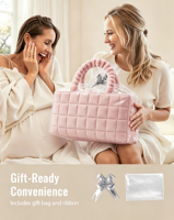 Organisateur de couches pour bébé, résistant à l'eau, grande capacité, en polyester, panier portable pour bébé, séparateurs amovibles, emballage prêt à offrir
