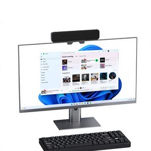 Altavoces USB Plug and Play para Escritorio con Micrófono Integrado, Sonido Estéreo Potente y Bajos para Teléfono Móvil y Uso en Cine en Casa - Product Image 1