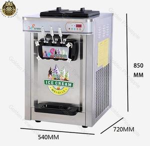 Iş paslanmaz çelik yumuşak hizmet dondurma makinesi gıda işleme hatları için <span class=keywords><strong>3</strong></span> tatlar - Product Image 5