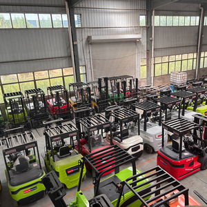 高品質2.5トン積載量電動フォークリフトリフト3mバッテリーフォークリフト（アタッチメント付き） - Product Image 5