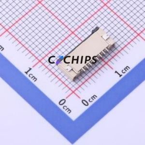 FC10-S08FCT-00 FFC/FPC Connector SMD,P=1mm,Horizontal Mount Connector Flip Cover Type Bottom Contact 8P 1mm - Product Image 2