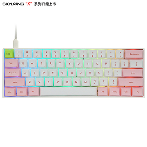Clavier de jeu mécanique filaire <span class=keywords><strong>GK</strong></span> 61x mini portable à 60% en vente chaude - Product Image 3