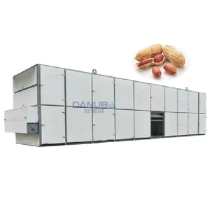 Energy Saving Continuous Mesh Belt Dryer Production Line for Drying Grain Peanut Drying Machine - Product Image 1